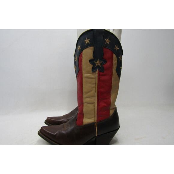 DURANGO Womens Size M Brown Leather American Cowboy